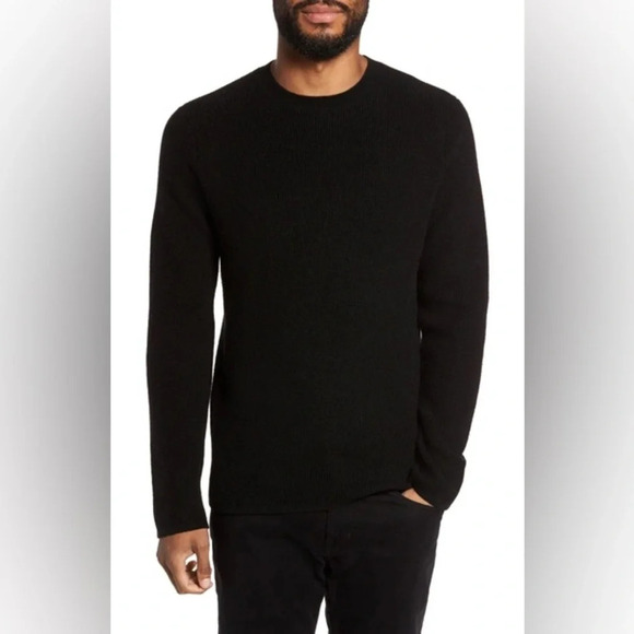 Vince Thermal Classic Crewneck Wool Cashmere Style m46406733 Sweater Sz XL - Picture 1 of 6